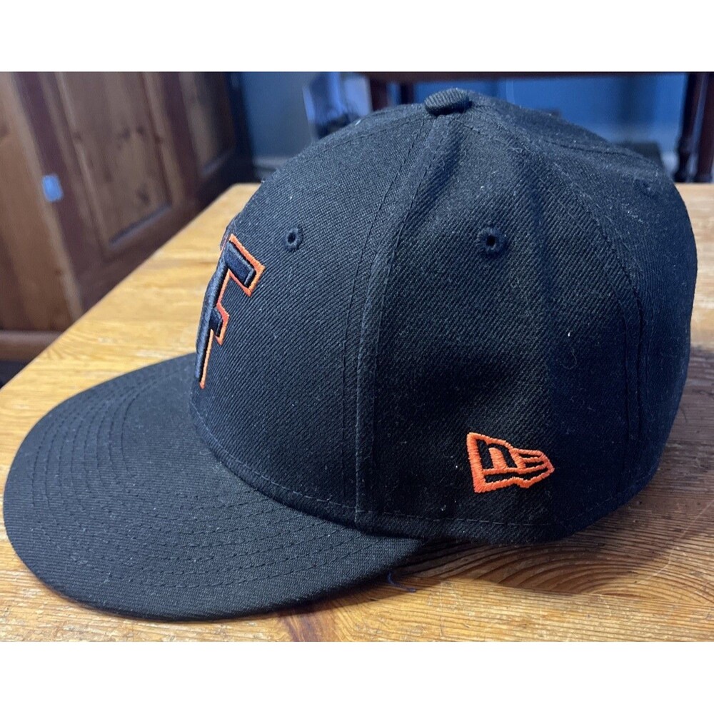 San Francisco Giants Hat Fitted New Era 59Fifty Size 7 3/8 S.F. SF Initials MLB - Picture 3 of 9